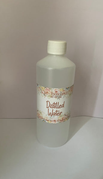 Distilled Water (used for air dry paints)