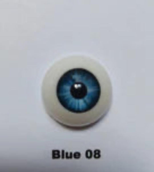 22mm Blue 08 (Acrylic Eyes )