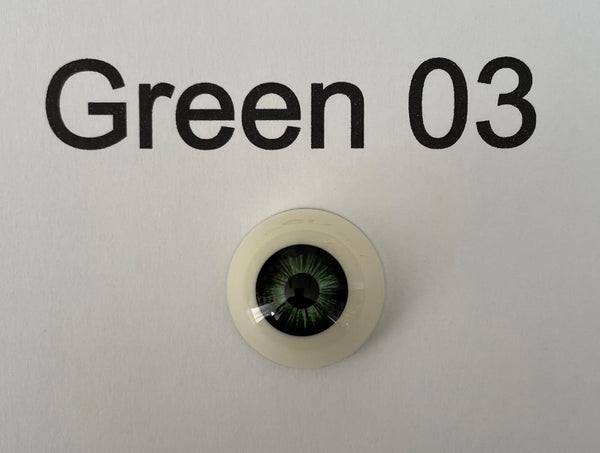 22mm Green 03 (Acrylic Eyes)